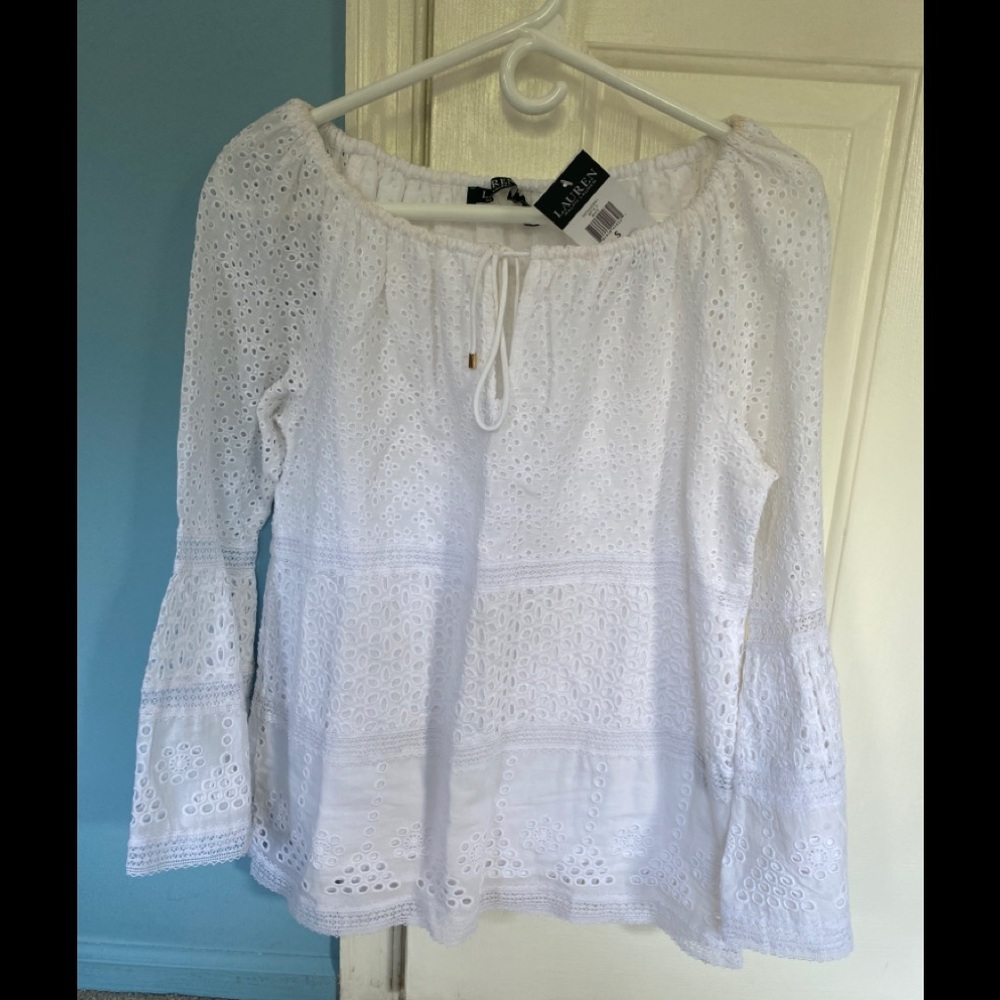 Polo Ralph Lauren Blouse Womens- Size Small- NWT